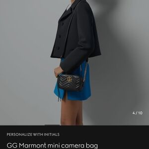 Gucci Marmont Mini Camera Bag - Black